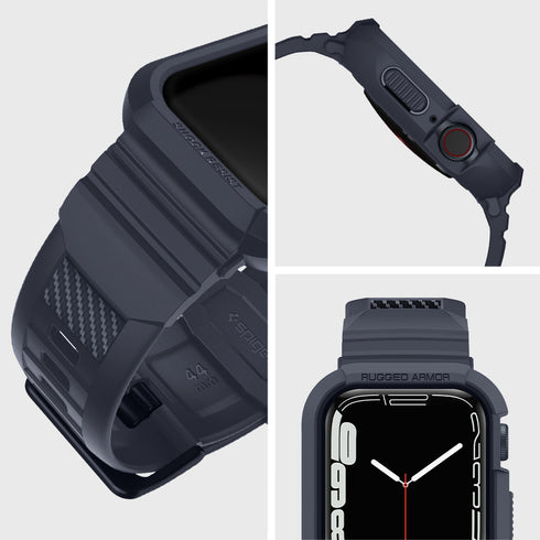 Spigen כיסוי+רצועה ל-Apple Watch Series (45mm / 44mm) – Rugged Armor Pro